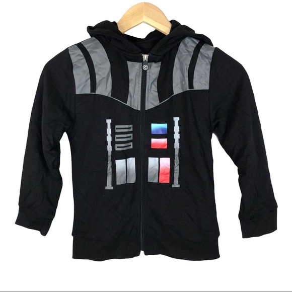 Star Wars Darth Vader Kids Toy Hoodie NWT 8 - Picture 2 of 9